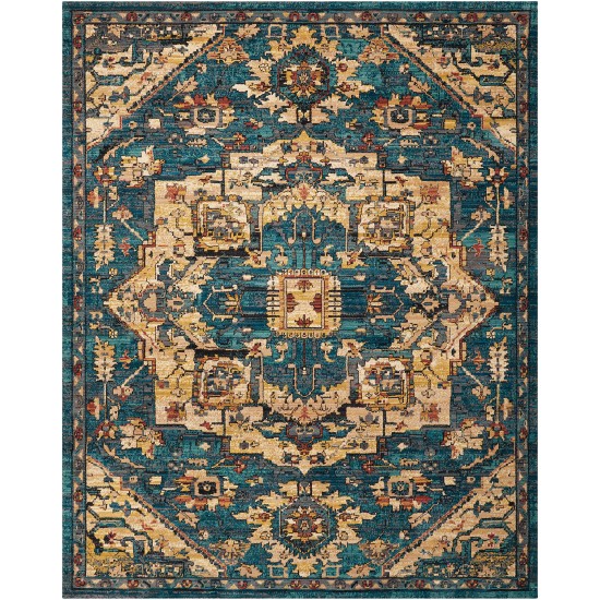 Nourison 2020 NR206 Area Rug, Teal, 8' x 10'6"