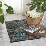 Nourison 2020 NR207 Area Rug, Marine, 2' x 3'