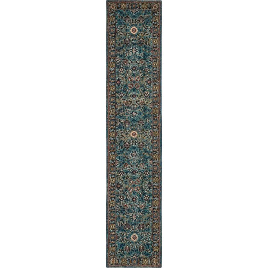 Nourison 2020 NR207 Runner Rug, Marine, 2'3" x 11'