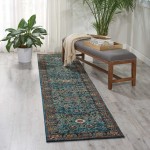 Nourison 2020 NR207 Runner Rug, Marine, 2'3" x 11'