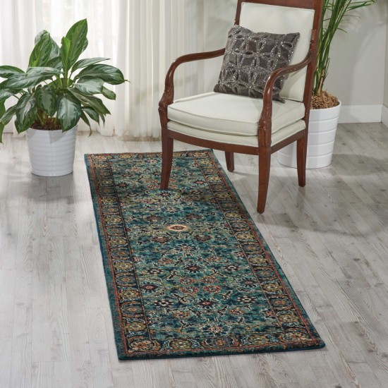 Nourison 2020 NR207 Runner Rug, Marine, 2'3" x 8'