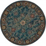 Nourison 2020 NR207 Area Rug, Marine, 5' x Round