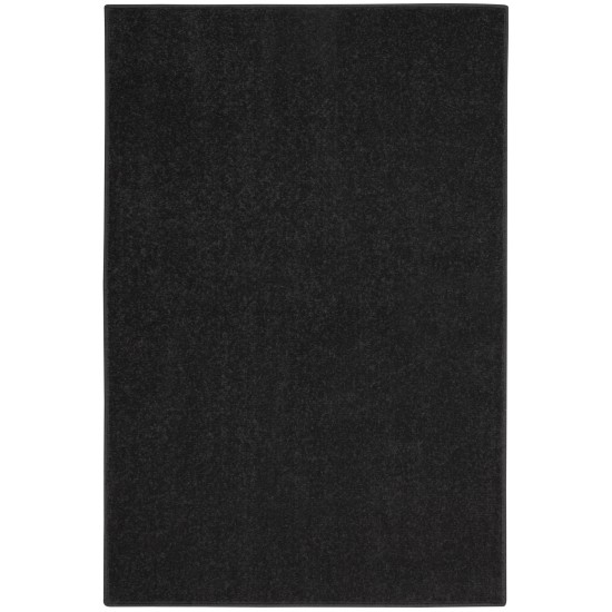 Nourison Essentials NRE01 Runner Rug, Black, 2' x 4'