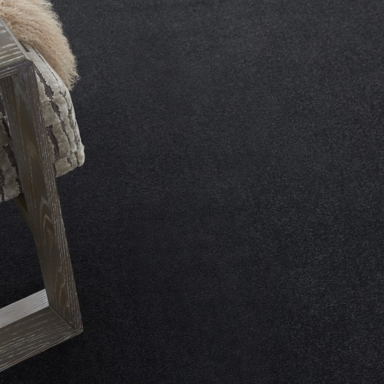 Nourison Essentials NRE01 Area Rug, Black, 8' x 10'