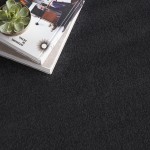 Nourison Essentials NRE01 Area Rug, Black, 9' x 12'