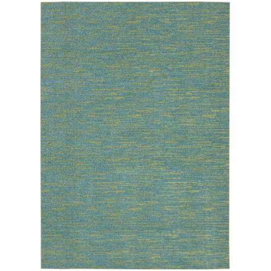 Nourison Essentials NRE01 Area Rug, Blue/Green, 4' x 6'