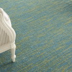 Nourison Essentials NRE01 Area Rug, Blue/Green, 7' x 10'