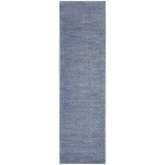 Nourison Essentials NRE01 Runner Rug, Blue/Grey, 2' x 6'