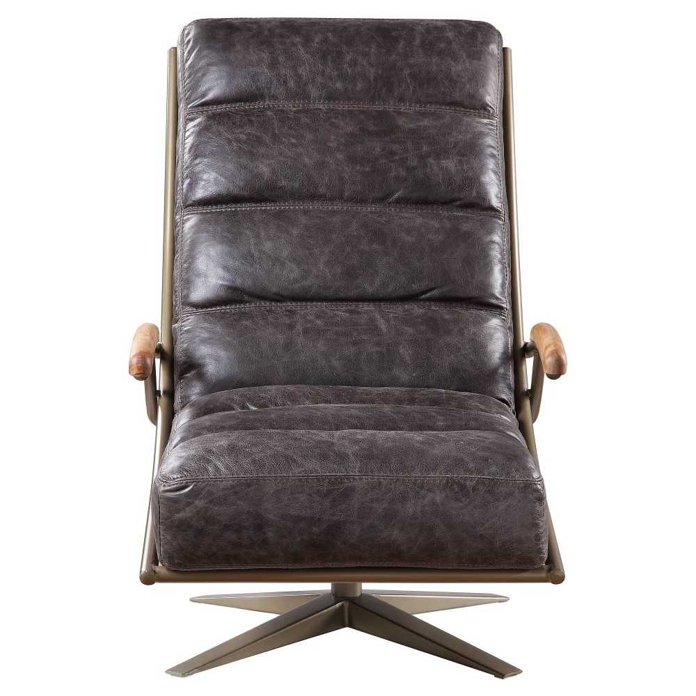 ACME Ekin Accent Chair, Morocco Top Grain Leather