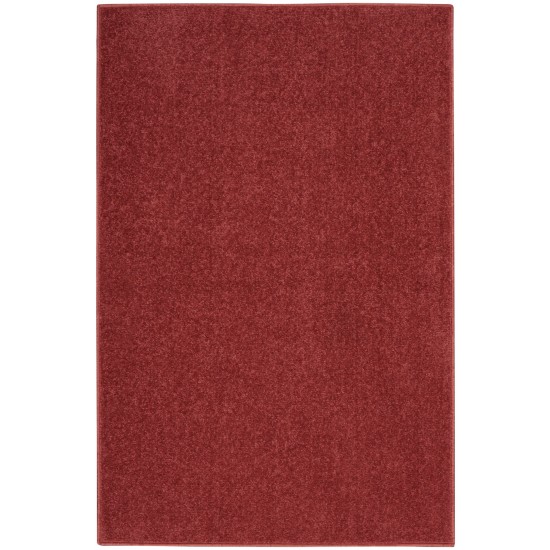 Nourison Essentials NRE01 Runner Rug, Brick/Red, 2' x 4'