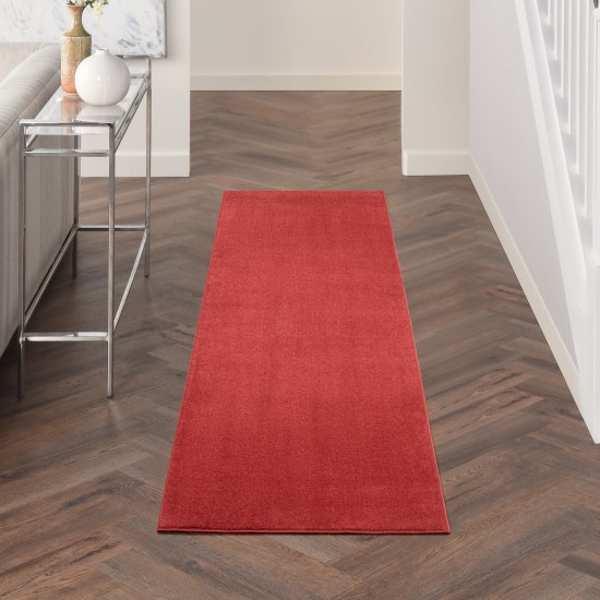 Nourison Essentials NRE01 Runner Rug, Brick/Red, 2' x 6'