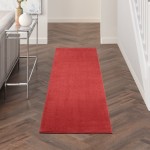 Nourison Essentials NRE01 Runner Rug, Brick/Red, 2'2" x 10'