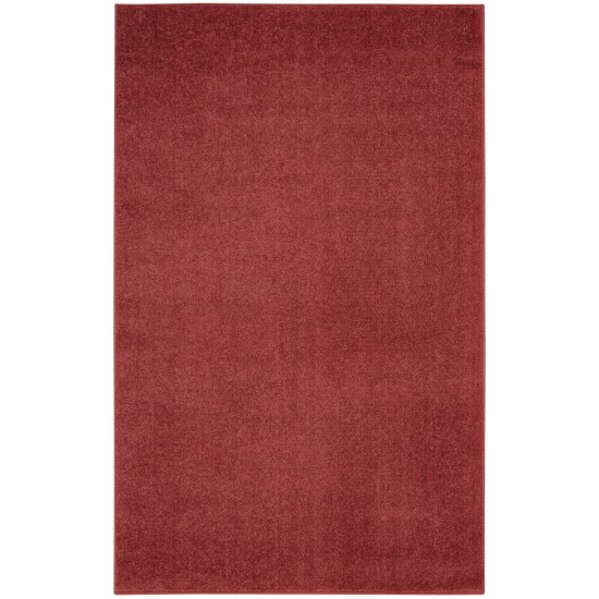 Nourison Essentials NRE01 Area Rug, Brick/Red, 3' x 5'