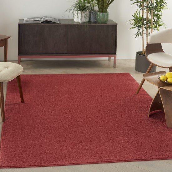 Nourison Essentials NRE01 Area Rug, Brick/Red, 4' x 6'