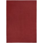 Nourison Essentials NRE01 Area Rug, Brick/Red, 5' x 7'