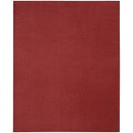 Nourison Essentials NRE01 Area Rug, Brick/Red, 8' x 10'