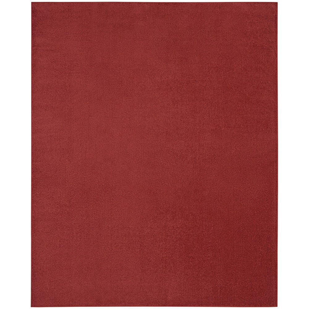 Nourison Essentials NRE01 Area Rug, Brick/Red, 8' x 10'