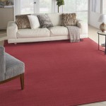 Nourison Essentials NRE01 Area Rug, Brick/Red, 9' x 12'