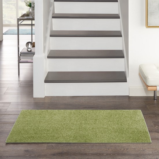 Nourison Essentials NRE01 Runner Rug, Green, 2' x 4'