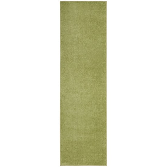 Nourison Essentials NRE01 Runner Rug, Green, 2' x 6'