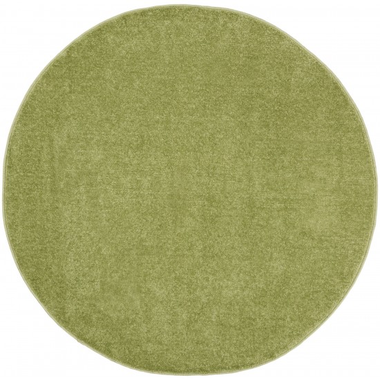 Nourison Essentials NRE01 Area Rug, Green, 4' x Round