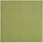 Nourison Essentials NRE01 Area Rug, Green, 5' x Square