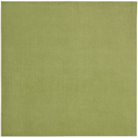 Nourison Essentials NRE01 Area Rug, Green, 5' x Square