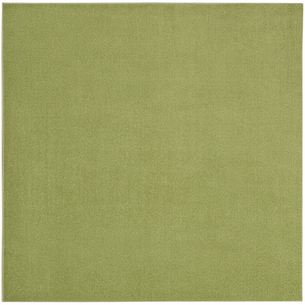 Nourison Essentials NRE01 Area Rug, Green, 5' x Square