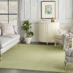 Nourison Essentials NRE01 Area Rug, Green, 8' x 10'