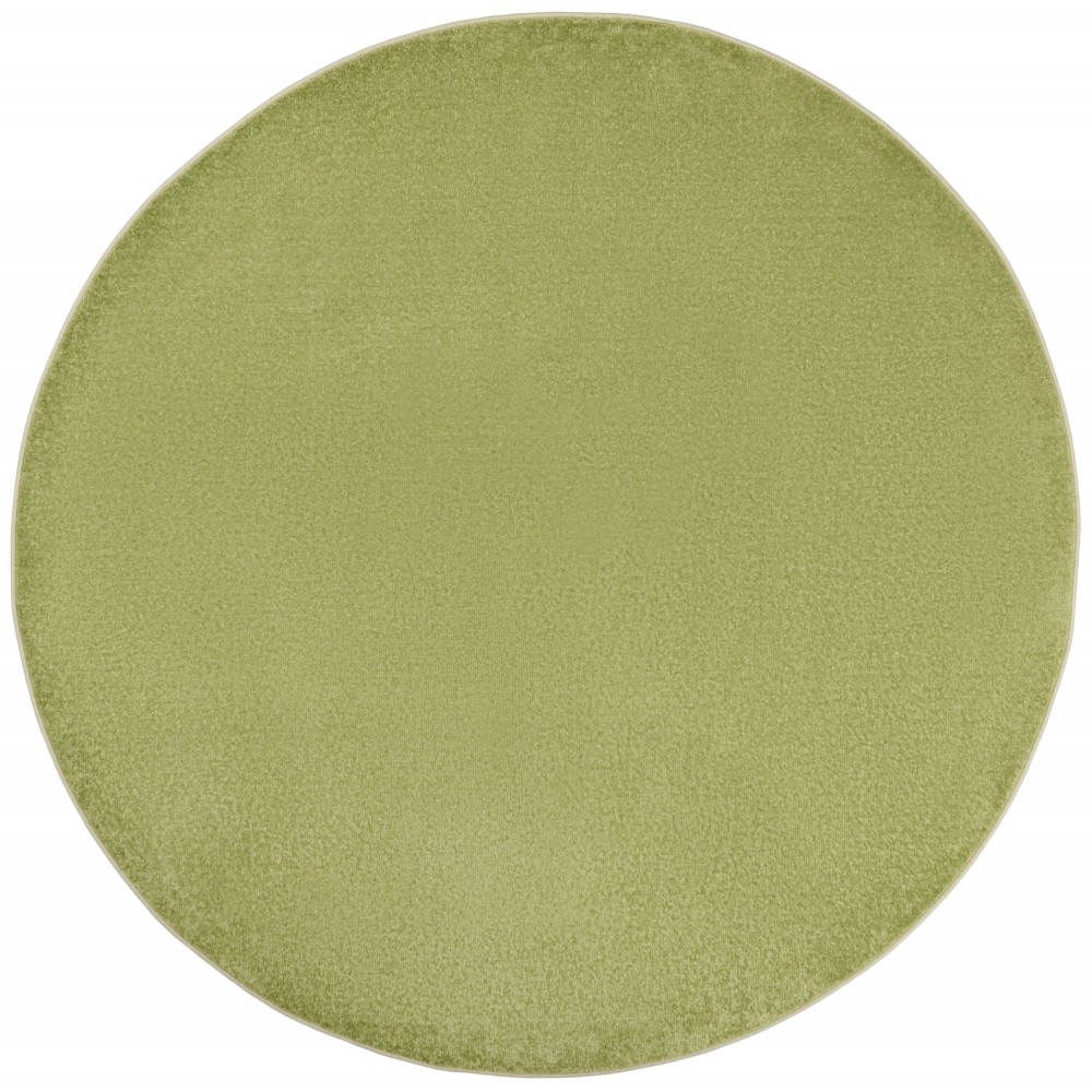 Nourison Essentials NRE01 Area Rug, Green, 8' x Round