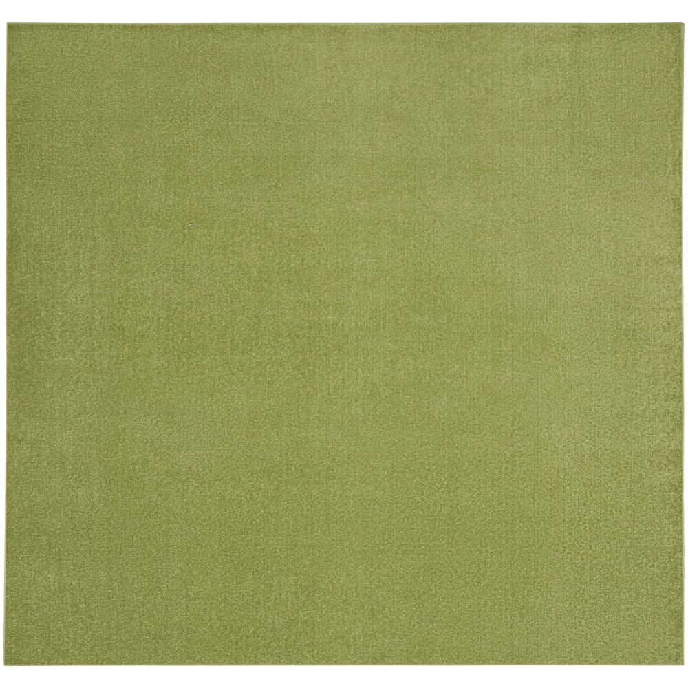 Nourison Essentials NRE01 Area Rug, Green, 9' x Square