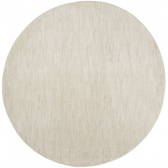 Nourison Essentials NRE01 Area Rug, Ivory/Beige, 10' x Round