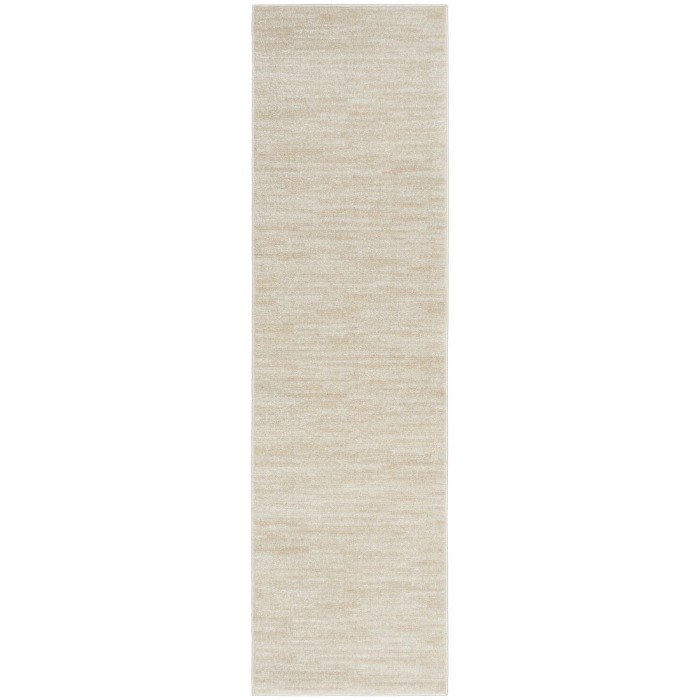 Nourison Essentials NRE01 Runner Rug, Ivory/Beige, 2'2" x 10'