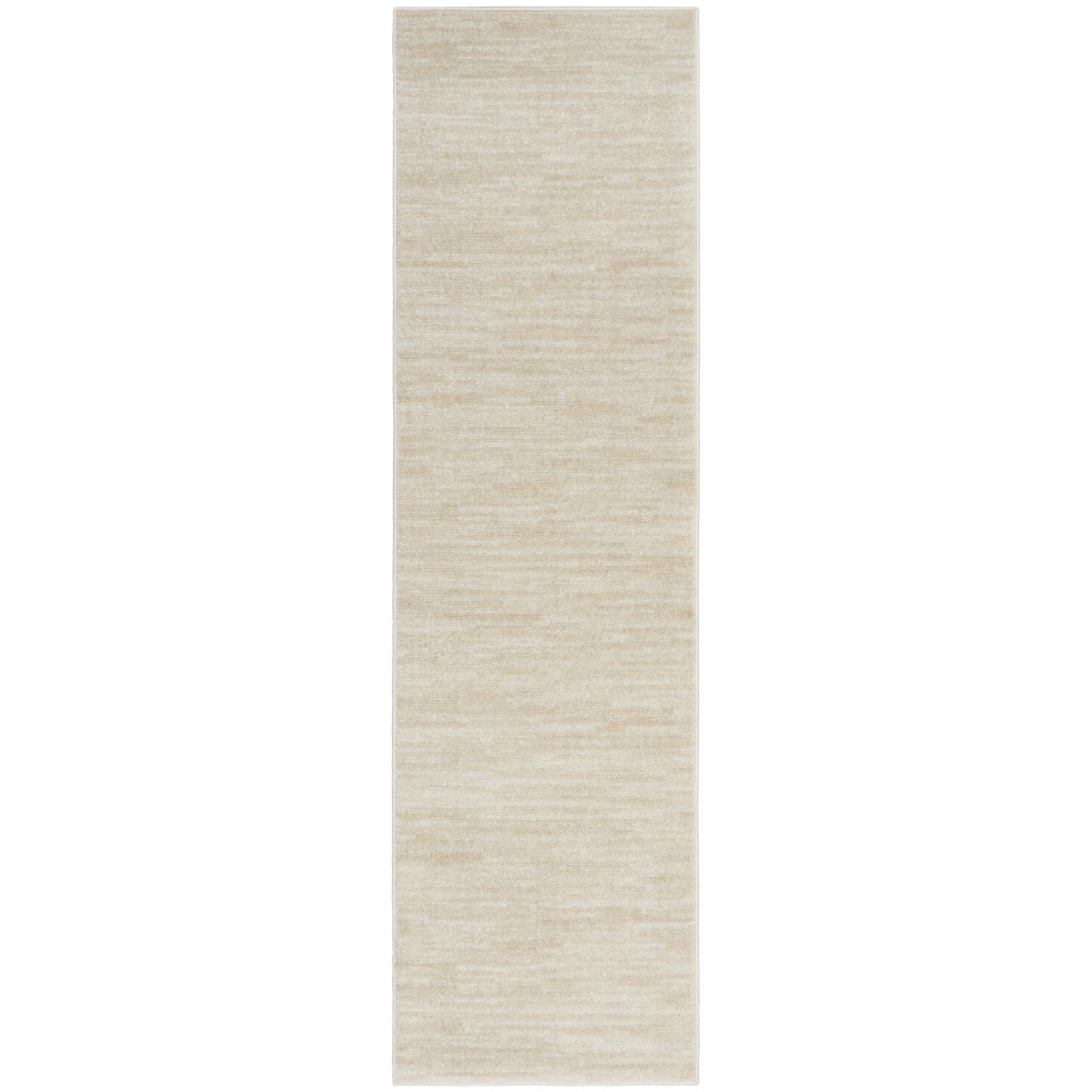 Nourison Essentials NRE01 Runner Rug, Ivory/Beige, 2'2" x 12'