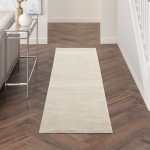 Nourison Essentials NRE01 Runner Rug, Ivory/Beige, 2'2" x 7'6"