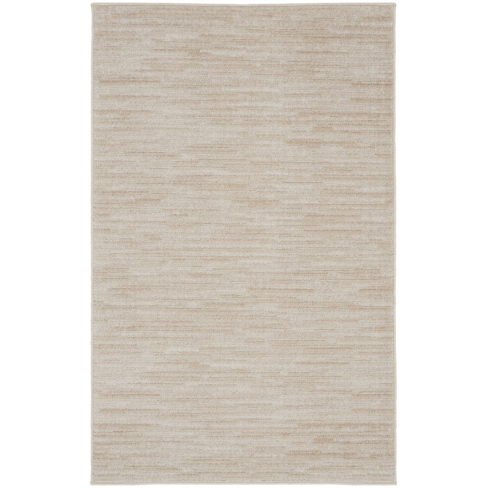 Nourison Essentials NRE01 Area Rug, Ivory/Beige, 3' x 5'