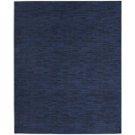 Nourison Essentials NRE01 Area Rug, Midnight Blue, 10' x 14'