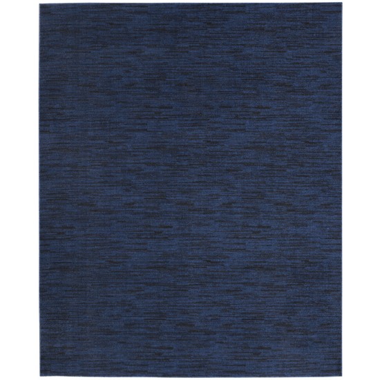 Nourison Essentials NRE01 Area Rug, Midnight Blue, 10' x 14'