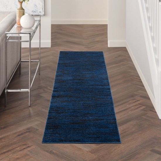 Nourison Essentials NRE01 Runner Rug, Midnight Blue, 2' x 6'