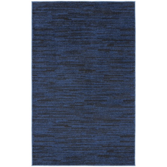 Nourison Essentials NRE01 Area Rug, Midnight Blue, 3' x 5'