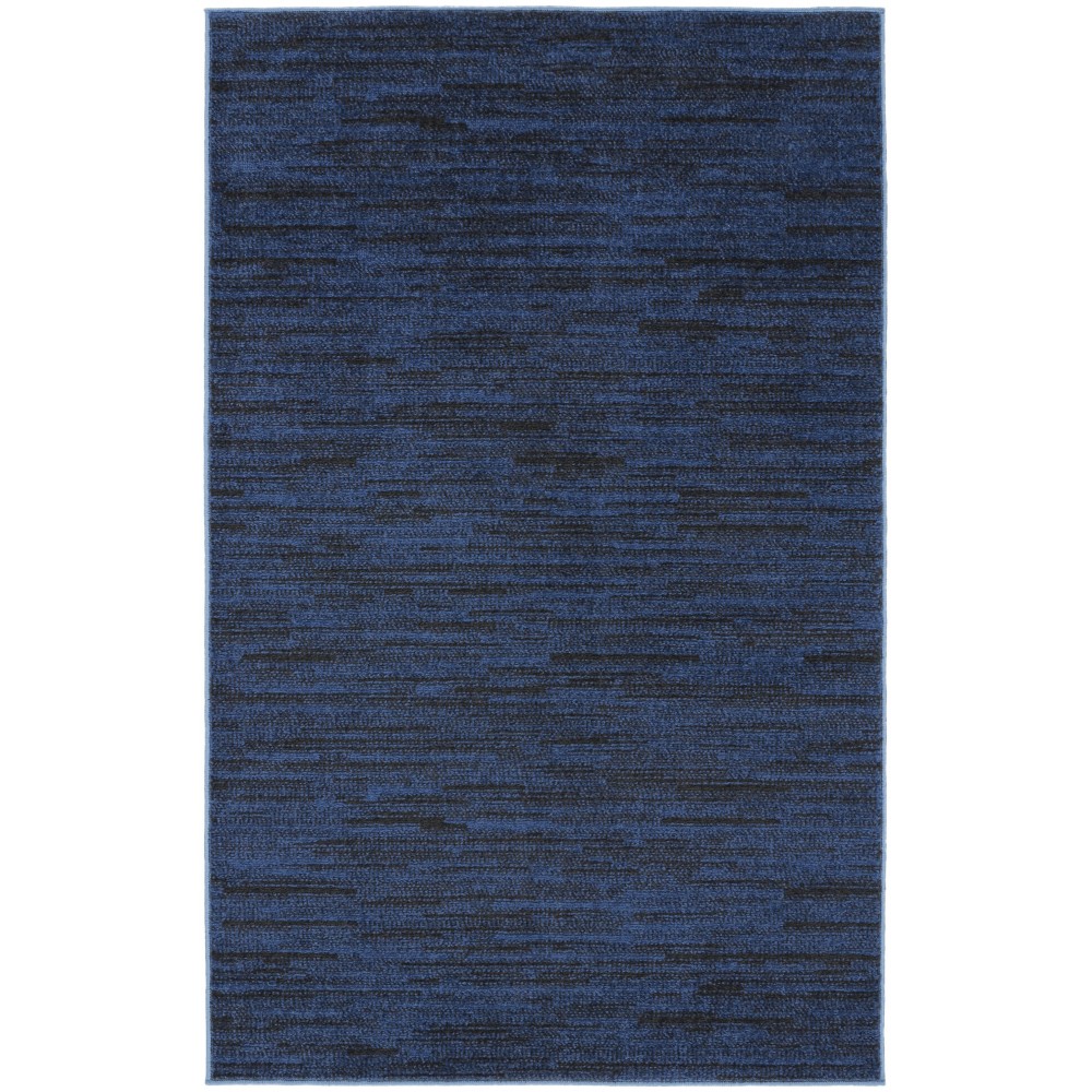 Nourison Essentials NRE01 Area Rug, Midnight Blue, 3' x 5'