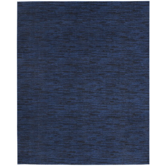 Nourison Essentials NRE01 Area Rug, Midnight Blue, 7' x 10'