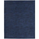 Nourison Essentials NRE01 Area Rug, Midnight Blue, 8' x 10'