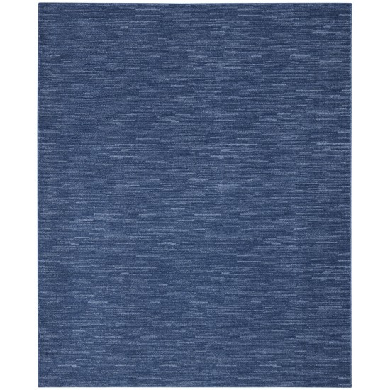 Nourison Essentials NRE01 Area Rug, Navy/Blue, 12' x 15'