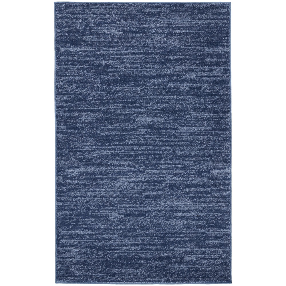 Nourison Essentials NRE01 Area Rug, Navy/Blue, 3' x 5'