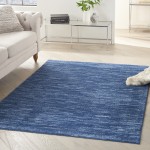 Nourison Essentials NRE01 Area Rug, Navy/Blue, 4' x 6'