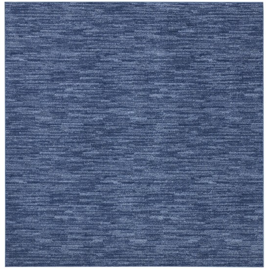 Nourison Essentials NRE01 Area Rug, Navy/Blue, 5' x Square