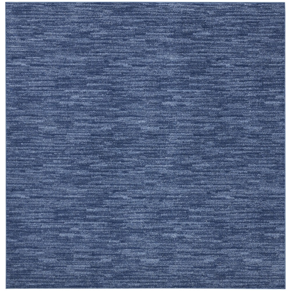 Nourison Essentials NRE01 Area Rug, Navy/Blue, 5' x Square