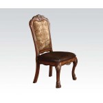 ACME Dresden Side Chair (Set-2), PU & Cherry Oak