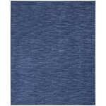 Nourison Essentials NRE01 Area Rug, Navy/Blue, 7' x 10'